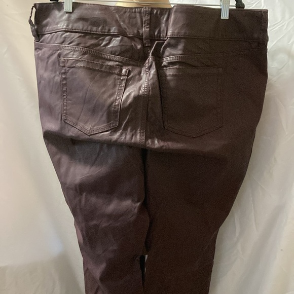 Torrid Premium Faux Leather Jegging - Oxblood - Picture 6 of 8